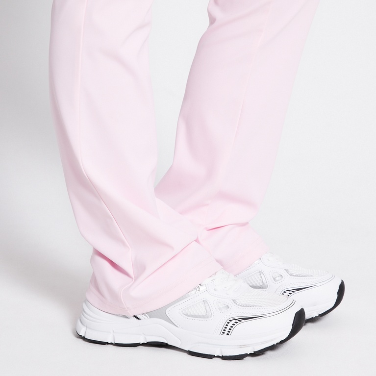 Flared training tights "Bounce" powder pink